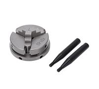 Fit For Lathe Chuck 3 Jaw 45Steel Accurate Manual Chuck Lathe Part for Machine Tools Dia 2.5in Metal