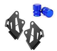 Fit For Loncin VOGE DS900X Valico DS900X 900 DSX 2025 2024 Tire Valve Caps Front Brake Caliper Guard Protector Cover Motorcycle Wheel Stand Stand Pad(1set BlackBlue)