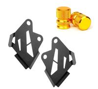 Fit For Loncin VOGE DS900X Valico DS900X 900 DSX 2025 2024 Tire Valve Caps Front Brake Caliper Guard Protector Cover Motorcycle Wheel Stand Stand Pad(1set BlackGold)