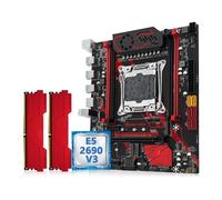 Fit For MACHINIST X99 RS9 Motherboard Intel Xeon E5 2690 V3 LGA 2011-3 CPU And DDR4 16GB RAM Kit Four Channels Memory USB3.0 motherboard