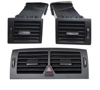 /Fit For Mercedes-Benz W166 W164 W211 W245 W251 R280 B180 B200 B300 Front Console Full Chrome Central Air Conditioner AC Vent Grille(Full set of)