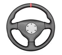 Fit for Mitsubishi Lancer Evolution EVO V 5 1998-1999,Hand Sewn Steering Wheel Cover,Black Steering Wheel Cover Leather Breathable