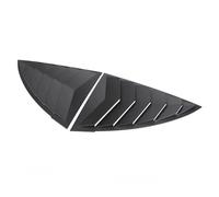 Fit for Model Y Juniper 2021-2025 ABS Rear Car Window Shutter Cover Louver Side Vent Trim Modified Car Accessories Seal Strip Edge Trim(My Bright Black)