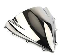 Fit For MV Agusta F3 675 800 2012 2013 2014 2015 2016 2017 2018 2019 Windshield Double Bubble Windscreen Screen Wind Deflectors(Silver)