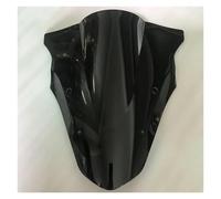 Fit For Ninja 650 ER6F 2012 2013 2014 2015 2016 ER-6F ER 6F Windscreen Screen Double Bubble Windshield Wind Deflectors(Black)