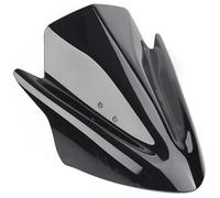 Fit For Ninja ER6N ER650 ER 6N ER-6N 2012 2013 2014 2015 2016 Double Bubble Windshield Windscreen Screen Wind Deflectors(Black)