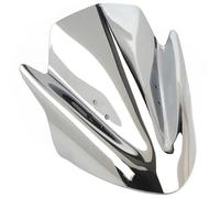Fit For Ninja ER6N ER650 ER 6N ER-6N 2012 2013 2014 2015 2016 Double Bubble Windshield Windscreen Screen Wind Deflectors(Chrome)