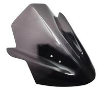 Fit For Ninja ER6N ER650 ER 6N ER-6N 2012 2013 2014 2015 2016 Double Bubble Windshield Windscreen Screen Wind Deflectors(Black Smoke)