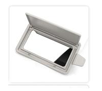 Fit For Nissan 2015-2021 Fit For Qashqai Sun Visor Cosmetic Mirror Main Driver Copilot Sunguard Vanity Mirror (Color : Left grey)
