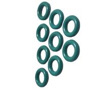 Fit for Nissan Cube Versa Sentra 100 PCS Fuel Injector 16600-EN200 FJ1056 FBY2850 Repair Kit Below O Ring 8 * 3.25MM Fuel Injectors Replacement(Green)