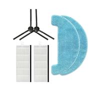 Fit For NR15 NR15 Robot Vacuum Cleaner Replacement Spare Parts Main Side Brush Hepa Filter Mop Cloth Rag (Color : Set I)