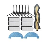 Fit For NR15 NR15 Robot Vacuum Cleaner Replacement Spare Parts Main Side Brush Hepa Filter Mop Cloth Rag (Color : Set C)