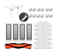 /Fit For Roborock Robot S50 S5 Vacuum Spare Parts Kits Mop Cloths Wet Mopping Filter Side Brush Water Tank Sweeping Robot Set