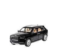 Fit for Rolls for Royce Cullinan 1:24 alloy simulation SUV metal car model light sound pull back(Blackone)