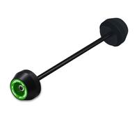 Fit For RSV4 RSV4-R RSV4-RR RSV4-RF 2009-2018 Front & Rear Wheel Fork Axle Sliders Cap Crash Falling Protector Exhaust Frame Sliders Falling Protector Bar(Green,Front)