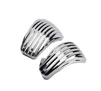 Fit For Softail Slim FLSL Standard FXST Low Rider ABS Plastic Battery Side Covers Guard Motorcycle Motorcycle Battery Cover Guard Battery Cover Guard(Chrome A Striped)