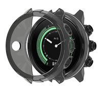 Fit for Suunto 9 Baro Case, Suunto9 Protector Cover Women Men, Silicone Protective Case Bumper Sleeve Shell Protection Frame for Spartan Sport Wrist HR Baro Smartwatch (Black)