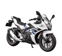 Fit for Suzuki GSX-250R Toy Motorcycle Miniature1:12 Off-Road Motorbike Model not Include Batteries(White)
