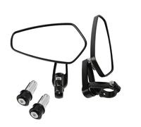 Fit For Suzuki H0nda Y-a-m-a-h-a 1 Pairs 7/8" Universal Motorcycle Bar End Rearview Mirrors Rear View Handle Side