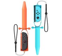 [Fit for Switch 2/1]Sword Hand Grips for Nintendo Switch2/Switch1/OLED | Handheld Grips for Joy con2/1, Handle Accessories kit for Switch Sports Chambara&Legend of Zelda: Tears of the Kingdom