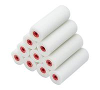 Fit For The Job 10 pack 4 inch Foam Mini Rollers for DIY Painting with Gloss and Satin Paints, Gives A Smooth Finish on Skirting Boards, Window Sills, Panel Doors, Cabinets, Metal and More, 4" 100mm