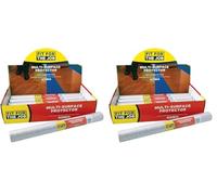 Fit For The Job 10m x 500mm Multi-Surface Protector -Waterproof Self-Adhesive Film for Temporary Protection of Carpets, Wood & Tiled Floors Against Dirt, Paint & Spills, Puncture Resistant, No Residue