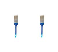 Fit For The Job 2 inch No Bristle Loss DIY Cutting Brush for A Smooth Finish Emulsion, Gloss and Satin Paints on Walls, Ceilings, Furniture, Wood & Metal, 2" 50mm (Pack of 2)