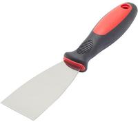 Fit For The Job 2 inch Soft Grip Handle DIY Flexible Filling Knife, Putty Knife for Applying & Smoothing Fillers & Sealants to Repair Holes & Cracks, Stainless Steel Blade, 2" 50mm