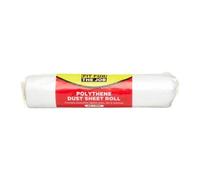 Fit For The Job 25m x 2m Polythene Dust Sheet Roll (10 Pack)
