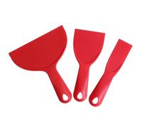 Fit for The Job 3pc Plastic Scraper Set, 1.5", 3" and 6", for Removing Wallpaper, Smoothing Filler, or Scraping Away Flaking Paint