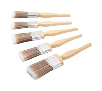 Fit For The Job 5 piece Diamond DIY Paint Brush Set For A Smooth Finish