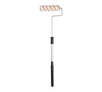 Fit For The Job 9 inch Telescopic Frame and Medium Pile Paint Roller for Painting with Emulsion Paints on Interior Walls and Ceilings, Extending Soft Grip Handle for Long Reach, 9"