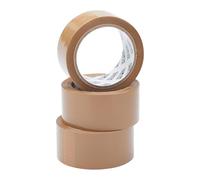 Fit For The Job Parcel Tape - Heavy-Duty Brown Tape for Packing Boxes
