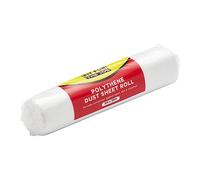Fit For The Job Polythene Dust Sheet Roll, 50 sqm (2m x 25m), Dustproof