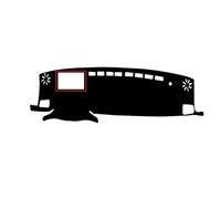Fit For Toyota Highlander Kluger XU70 2020-2022 Auto Dash Mat Carpet Cape Sun Shade Dashmat Pad(Black LHD with HUD)