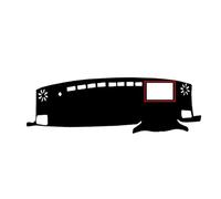 Fit For Toyota Highlander Kluger XU70 2020-2022 Auto Dash Mat Carpet Cape Sun Shade Dashmat Pad(Black RHD with HUD)