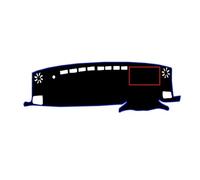Fit For Toyota Highlander Kluger XU70 2020-2022 Auto Dash Mat Carpet Cape Sun Shade Dashmat Pad(Blue RHD No HUD)