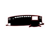 Fit For Toyota Highlander Kluger XU70 2020-2022 Auto Dash Mat Carpet Cape Sun Shade Dashmat Pad(Red RHD with HUD)