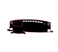 Fit For Toyota Highlander Kluger XU70 2020-2022 Auto Dash Mat Carpet Cape Sun Shade Dashmat Pad(Red LHD No HUD)