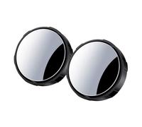 Fit For Toyota Land Cruiser Prado 2018-2019,Car Blind Spot Mirror,Suction Cup Car Convex Blind Spot Mirror,HD Glass with ABS Housing Adjustabe Angle 360°