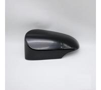 Fit For Toyota Yaris 2012 2013 2014 2015 2016 2017 2018 2019 Outside Rearview Mirror Cover Wing Door Side Mirror Shell Cap Housing-black_left_side