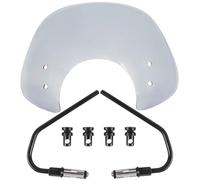 Fit For Vespa Primavera 50 125 150 2017~2022 With Bracket Motorcycle Accessories Windscreen Windshield Wind Air Flow Deflector Visor(Light Smoke)