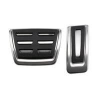 Fit For Volkswagen VW T-Roc T-cross Golf 8 MK8 2017-2023 Stainless Steel Gas Brake Pedal Pad Cover For Troc Tcross LHD Car Pedals(AT without Rest)