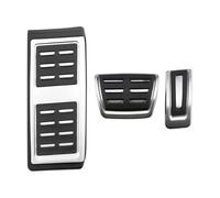 Fit For Volkswagen VW T-Roc T-cross Golf 8 MK8 2017-2023 Stainless Steel Gas Brake Pedal Pad Cover For Troc Tcross LHD Car Pedals(AT with Rest)