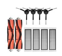 / Fit For Xiaomi Rockrobo Vacuum V1 Robotic Vacuum Cleaner Accessories Main Roller Side Brush Hepa Filter Parts Kits Sweeping Robot Set (Color : Set H)
