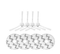 / Fit for Xiaomi Roidmi EVA Self-Cleaning Robot Vacuum SDJ06RM Replacement Hepa Filter Side Brush Mop Cloths Rag Spare Parts (Color : Army Green)