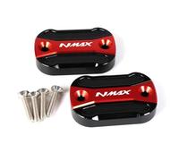Fit For Y-A-M-A-H-A NMAX 155 125 NMAX155 NMAX125 N-MAX 2015-2024 Motorcycle Front Rear Brake Fuel Tank Cap Filler Accessories(Reservoir Caps-Red)