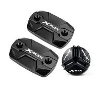 Fit For Y-A-M-A-H-A XMAX 250 300 XMAX300 XMAX250 2017-2025 Motorcycle Accessories Brake Fluid Tank Reservoir Cover Oil Filler Cap(B-Black)