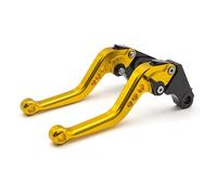 Fit for Y-a-m-a-h-a- XT600 XT 600 XT660X XT660R XT660S 1984 1985 1986 1987 1988-2016 Motorcycle Adjustable Brake Clutch Lever Accessories(Golden 147mm)
