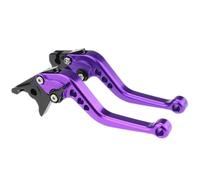 Fit for Y-a-m-a-h-a YFM 700 Raptor 700R 2007-2025 2008 2009 2010 2011 2012 2013 2014 Motorcycle Brake Clutch Levers Aluminum(Short Purple)